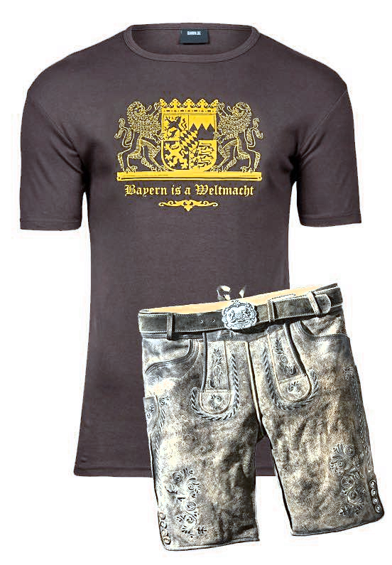 T-Shirt zur Lederhose